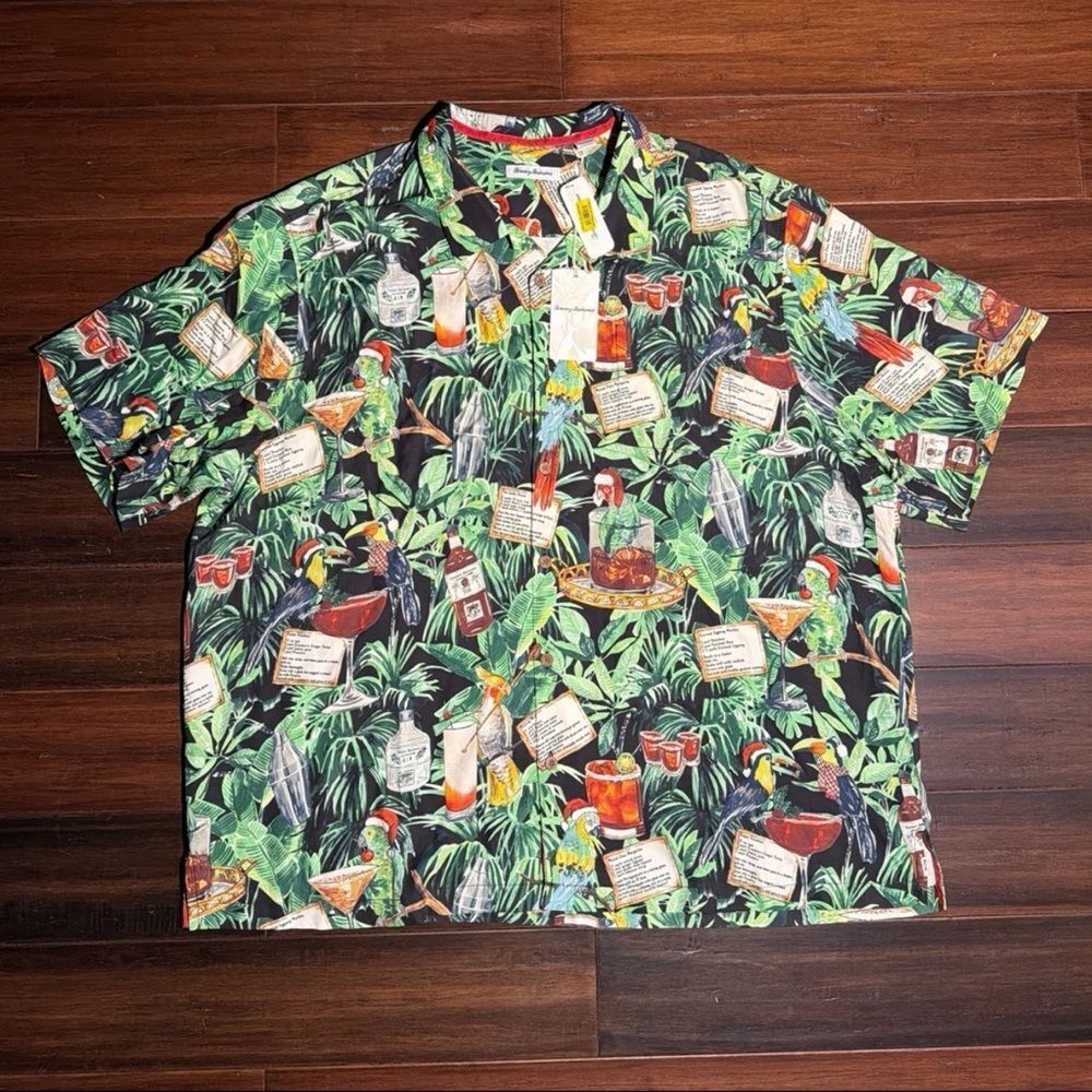 Tommy Bahmama 12 Drinks of Christmas Shirt